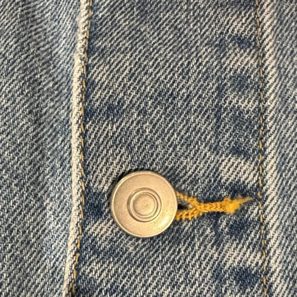 Sandro Paris Denim Worker Jacket – Light Wash Chore Jacket – NWT - Picture 11 of 12